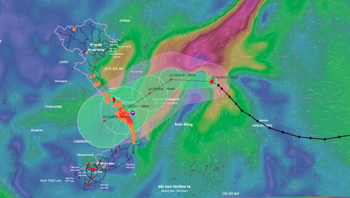 Typhoon Fengshen changes course, threatens central Vietnam with flooding
